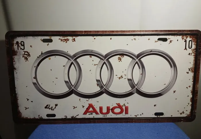 Placa Decorativa Audi Vintage