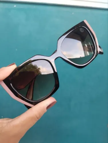 Óculos De Sol Feminino Quadrado Estilo Prada