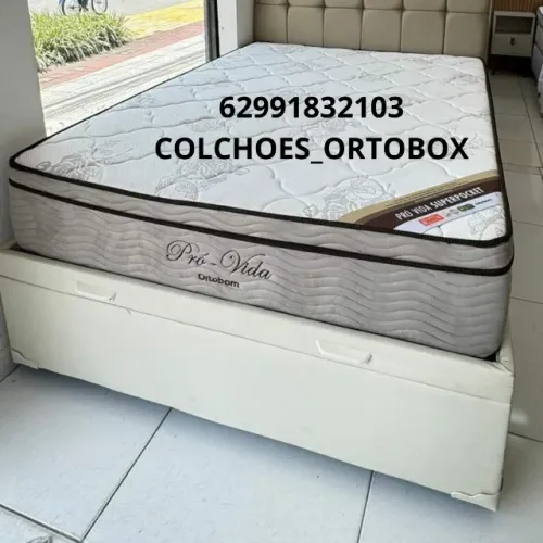 Base e colchão Casal da Ortobom com 5 anos de garantia 
