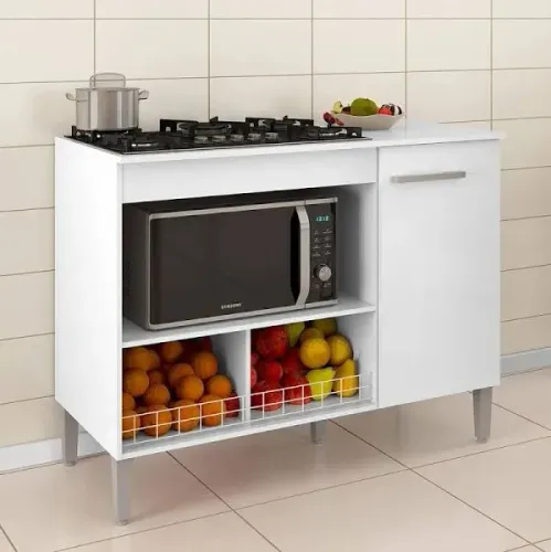Balcão para Cooktop e Fruteira