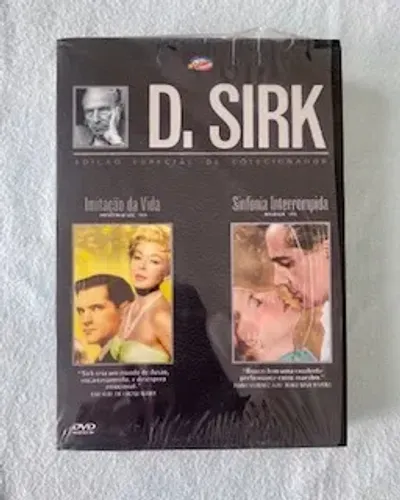 DVD Duplo Douglas Sirk: Imitação da Vida (1959) e Sinfonia Interrompida(1955) - Com luva