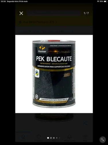Intensificador para Superfícies Escuras Pisoclean PEK Blecaute 1L