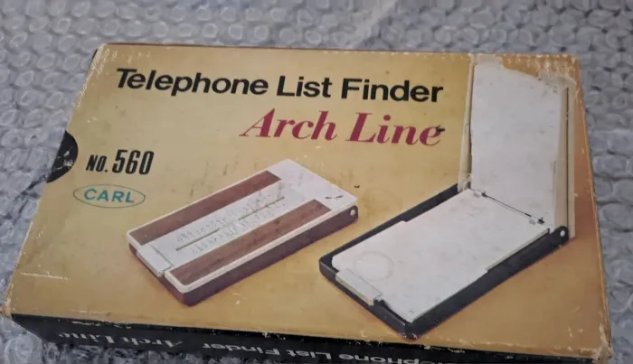 Telefone List Finder Arch Line No. 560 Carl