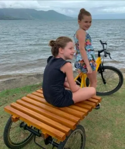 Bicicleta triciclo forte para carga dream bike