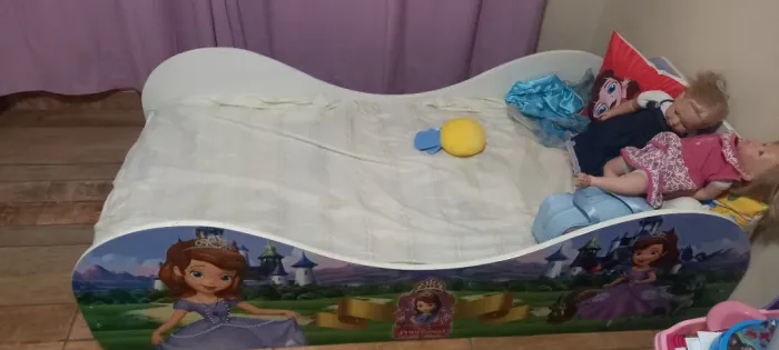 cama infantil princesa sofia barato pra sair logo