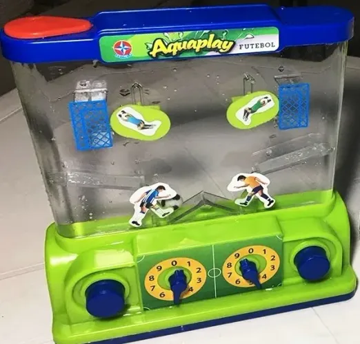 Aquaplay Futebol Estrela Brinquedo Anos 80/90 Bom estado 
