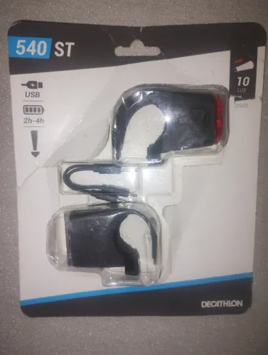 farol/lanterna de bicicleta/bike decathlon 540 st, original,, ultra potente, USB.