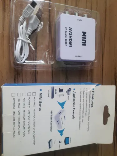 Conversor HDMI para VGA 1080P - Mini - Novo