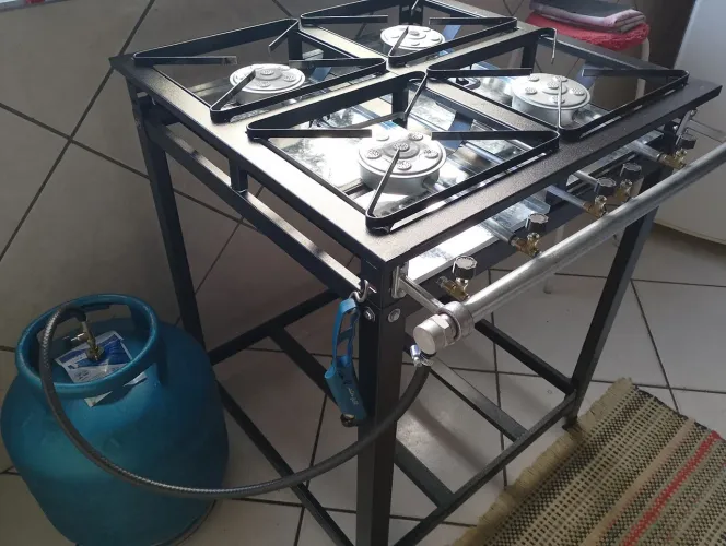 Fogão industrial de Alta pressão/com Mangueira Incluso(ENTREGA SOMENTE EM MÃOS)