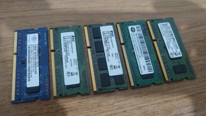 Memoria ram 2gb ddr3 10600 lote com 5/unidade 