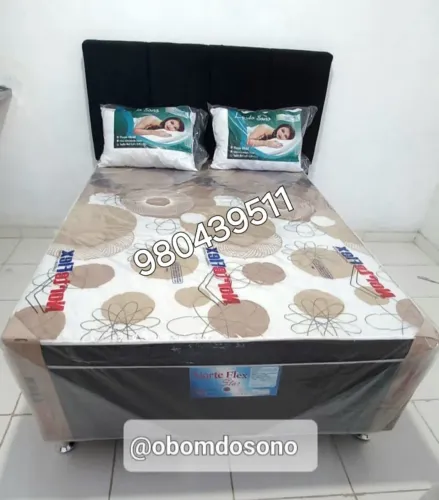 Cama Box Casal Espuma Norteflex em Oferta. Entrego hoje!