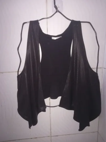 Colete Preto Feminino M 