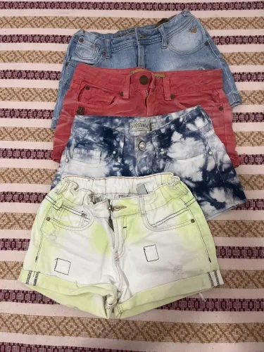 Kit 4 shots jeans