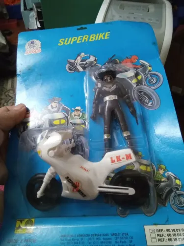 Antigo boneco super bike lacrado