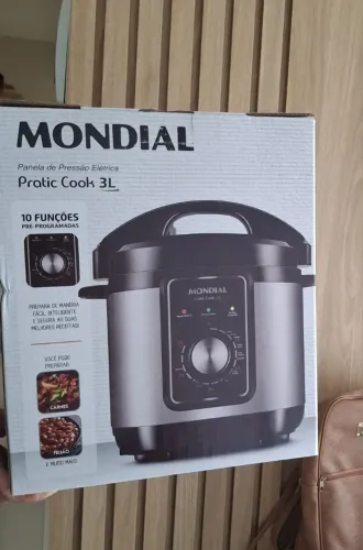 Panela de Pressão Elétrica Mondial 3L - Na Caixa | Para Conserto