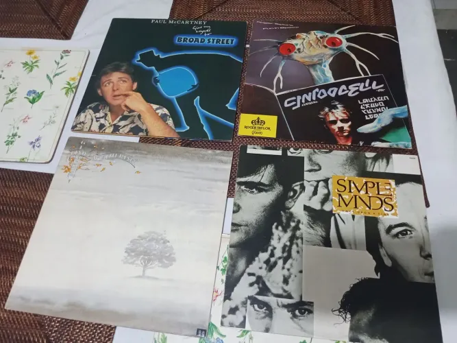 4 LPs Genesis Wind & Wuthering -Paul McCartney Broad Street -Arcadia Duran Duran- Creepy