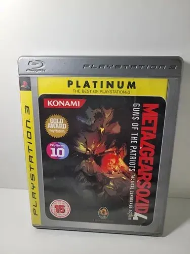Metal Gear Solid 4 Edição Platina PS3. Metal Gear 4 Playstation 3