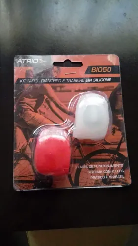 Kit Iluminação Bicicleta Atrio Led 3 Modos Luz Branca e Vermelha 15,00 reais Novo 