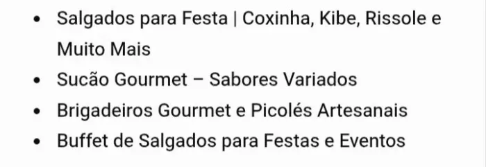 Vendo diversos doces, beijus, sucão gourmet, trufas. Sob encomenda.