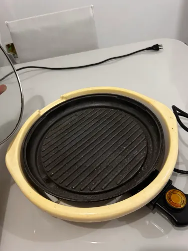 Panela elétrica grill petisco