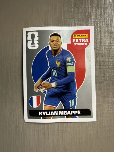 Figura Rara Prateada Kylian Mbappé