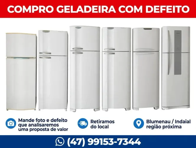 Geladeiras com defeito 