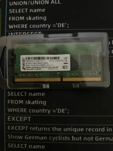 Memória ram ddr4 8GB para notebook 
