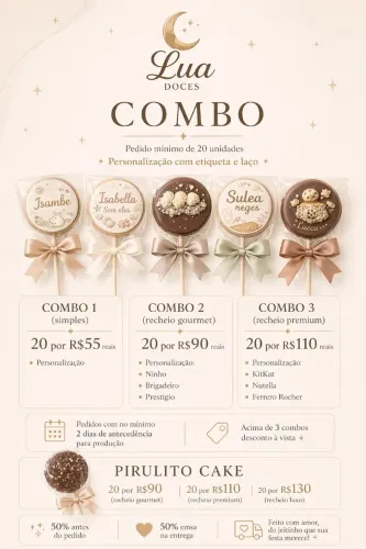 Pirulito de chocolate