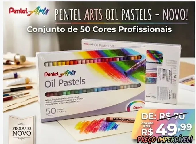 Giz Oil Pastels 50 cores