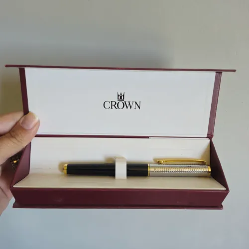 Caneta Crown Original - Luxo / Presente Executivo<br>