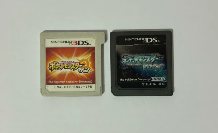 Lote de jogos Pokémon Sun + Diamond originais jpn 