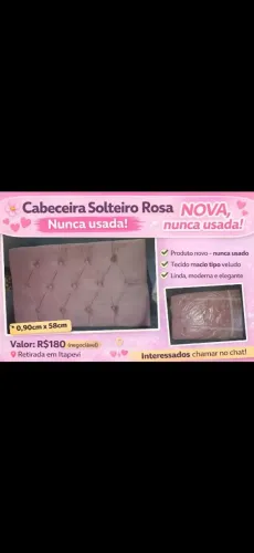 Cabeceira cama solteiro