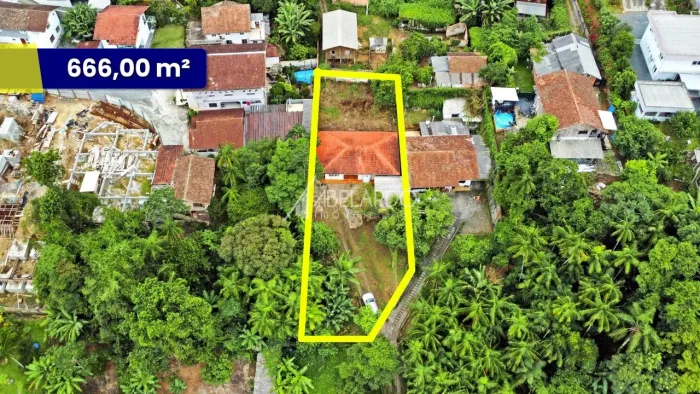 TERRENO COM ÁREA DE 666M² LOCALIZADO NO BAIRRO VILA NOVA EM BLUMENAU COM EXCELENTE LOCALIZ