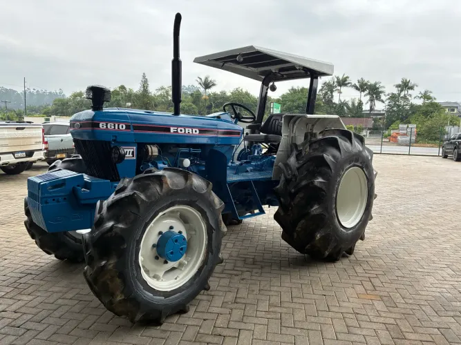 Trator Ford 6610 4x4 Ano 1986 - Revisado e Muito Conservado