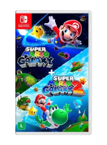 Super Mario Galaxy 1 e 2 - Nintendo Switch (Mídia Física)