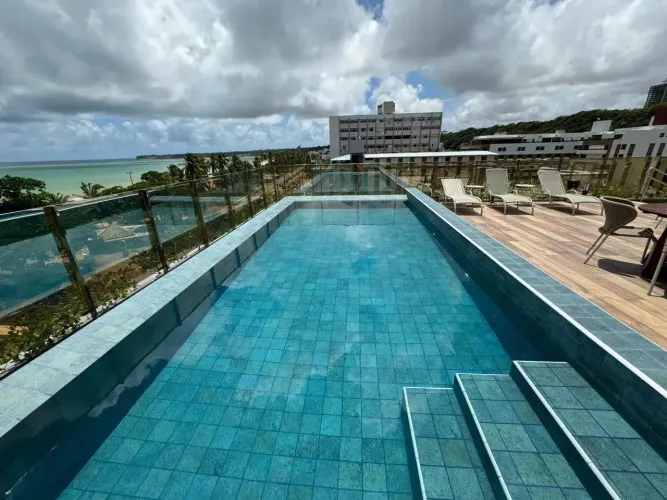 Aluguel .  Beira mat cabo branco, Apartamento 2 quartos, predio estilo clube av cabo branc