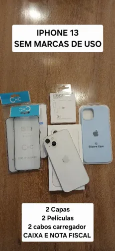 Iphone 13 128 sem marcas de uso estado de novo! 100% original