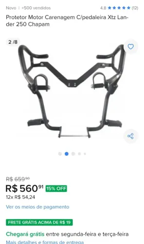 Protetor carenagem Lander 250