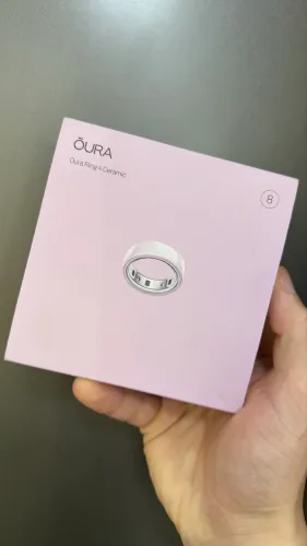 Oura Ring 4 - Ceramic (num. 8) NOVO