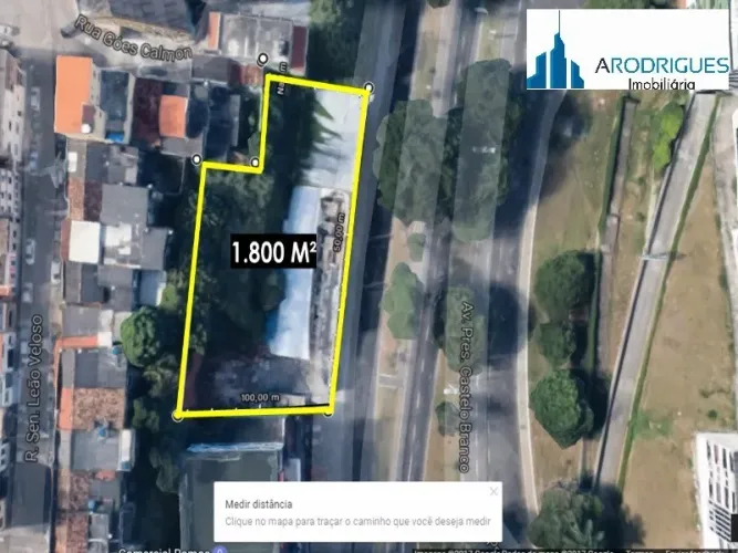 Terreno 1.800 m² em ÓTIMA LOCALIZAÇÃO