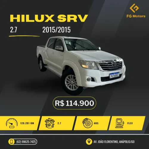 Toyota Hilux CD SRV 4X2 2.7 Flex 16V Aut. 2015