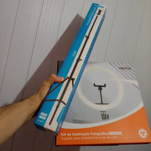 Luz para gravar vídeos para o Tiktok Rinh Light para fotografia Fotos com iluminação celul