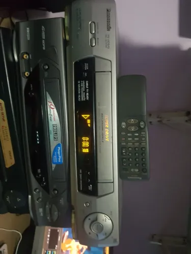 Vídeo cassete super drive c/ controle