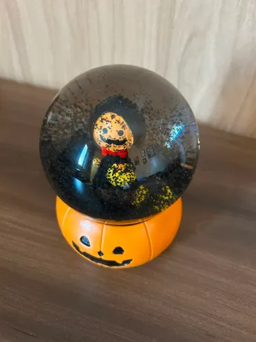 Globo Neve Halloween Abóbora