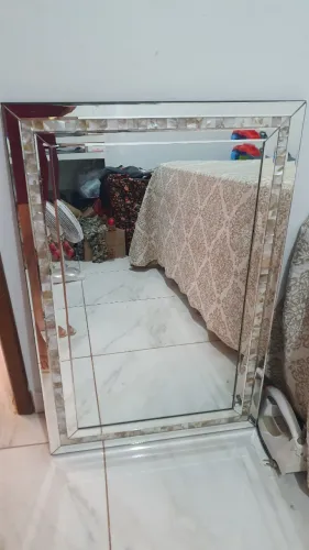 Espelho importado com madrepérolas