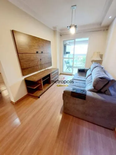 Apartamento com 3 dormitórios à venda, 84 m² por R$ 610.000,00 - Vila Valparaíso - Santo A