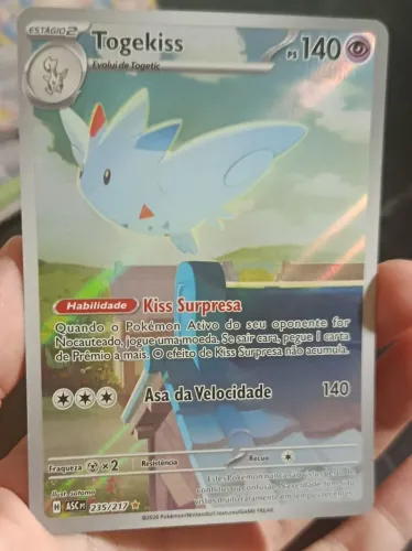 Carta Pokémon - Togekiss (ilustração rara)