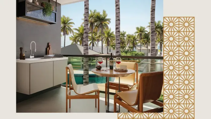 BEIRA MAR DE ANTUNES, APARTAMENTO COM 02 QUARTOS (01 SUÍTE), ROOFTOP, RESTAURANTE, PISCINA