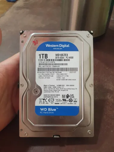 HD 1TB WD Blue 3,5 7200RPM Desktop Saúde 100% R$249,99 Frete Grátis Para Todo Brasil