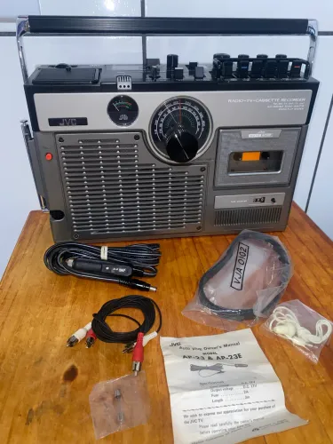 Rádio toca fitas Boombox JVC IMPECÁVEL 